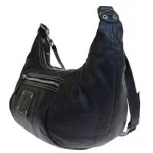 Gucci Shoulder Black Leather Bag Black